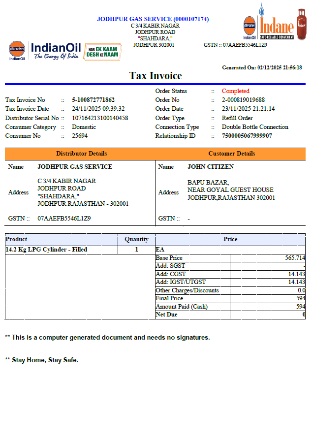  Minol USA business utility bill 